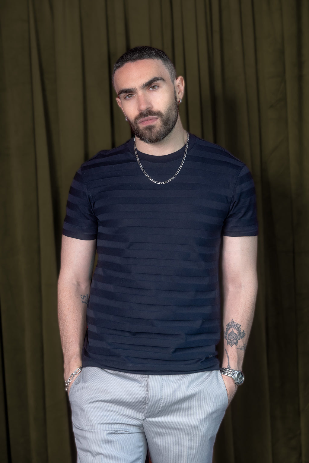 Emporio Armani Striped Tee