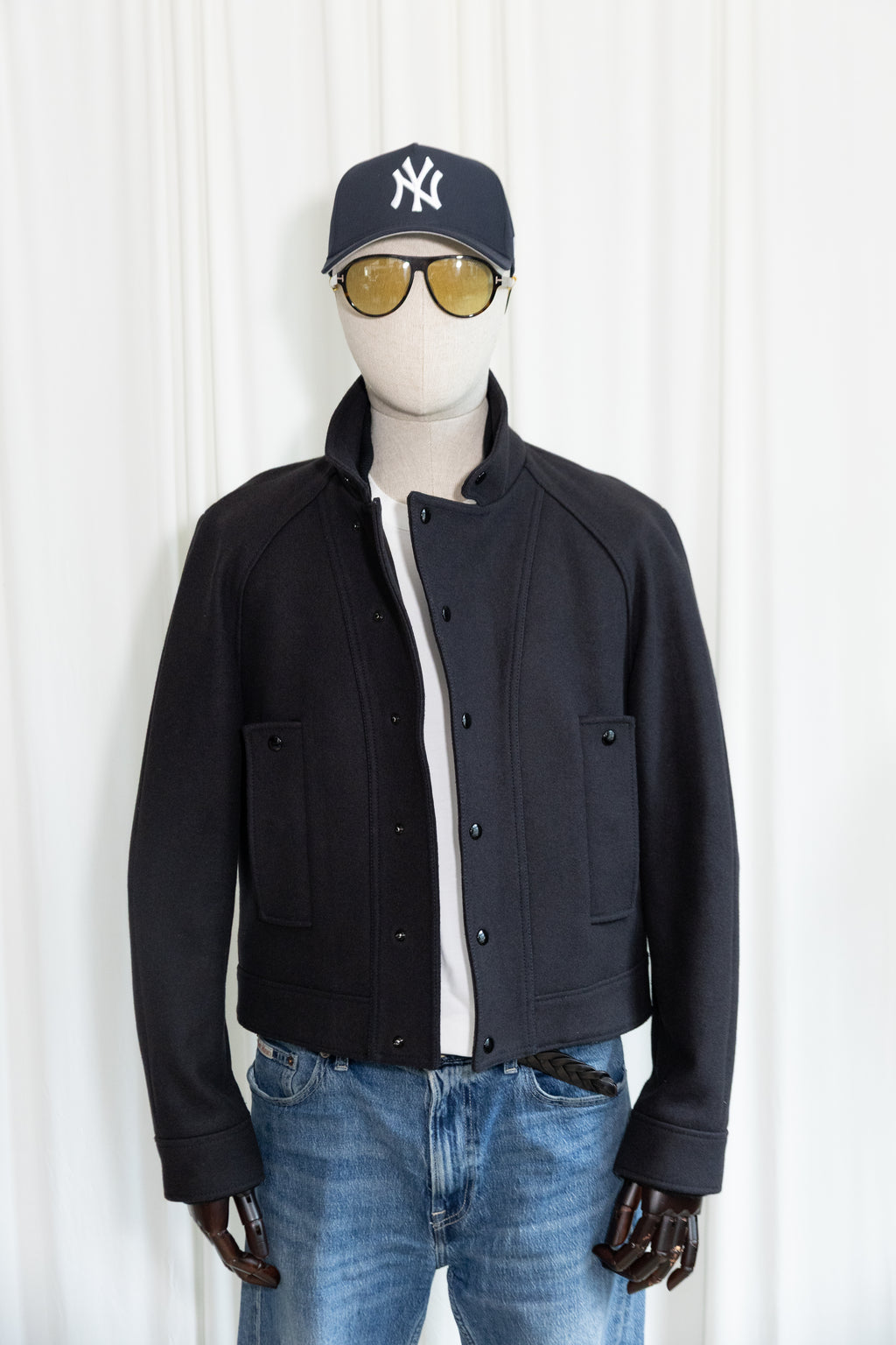Balenciaga Fall/Winter 2008 Archive Cropped Wool Jacket