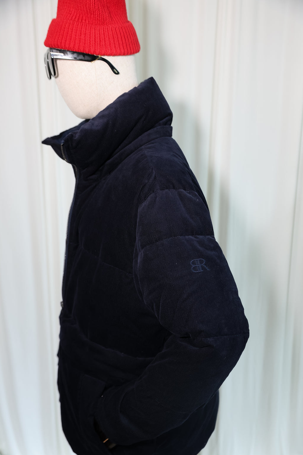 Banana Republic Winter 2021 Navy Corduroy Puffer