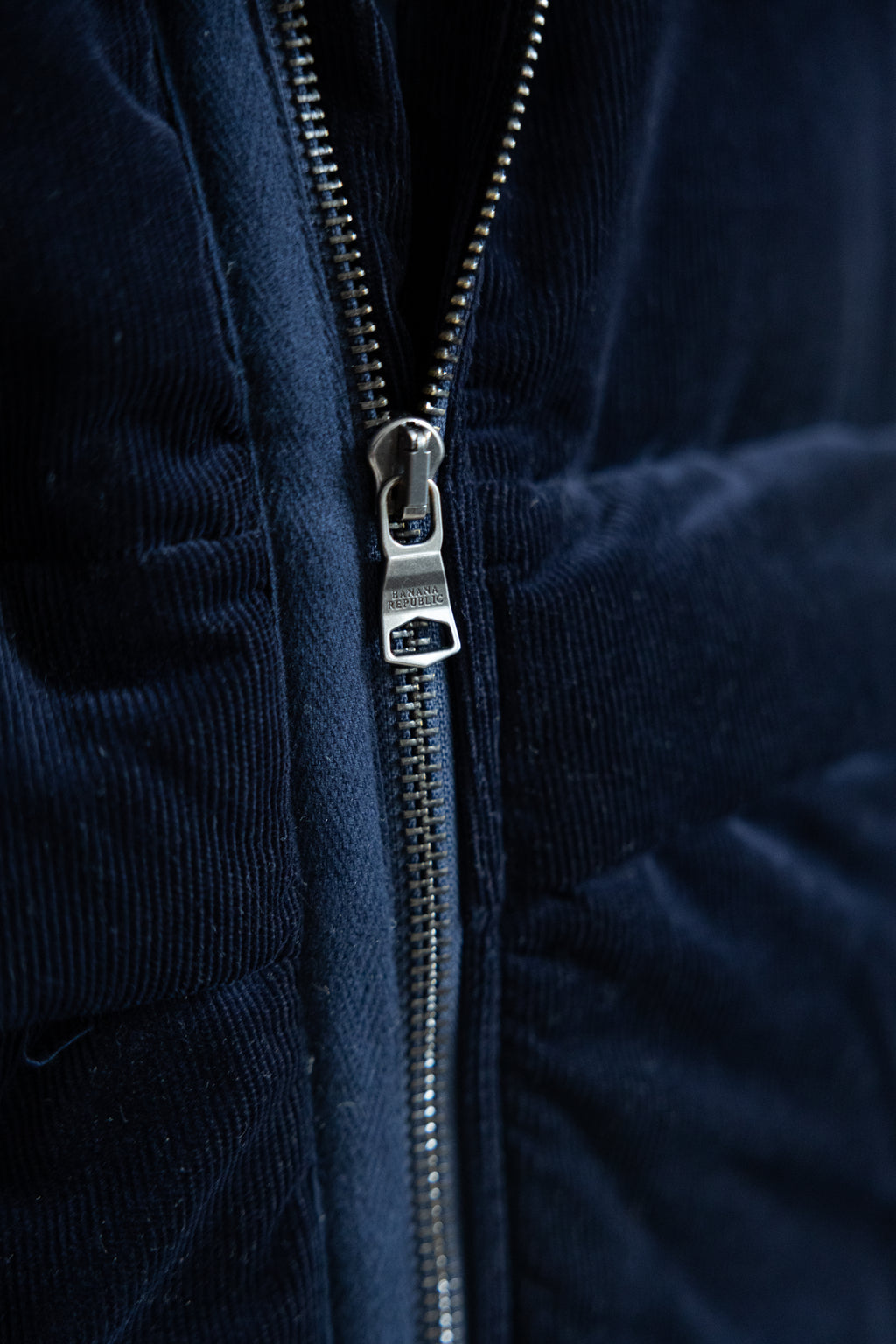 Banana Republic Winter 2021 Navy Corduroy Puffer