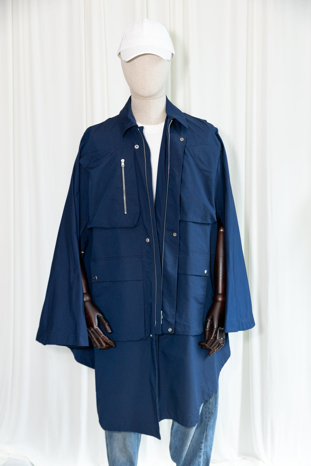 Marni Spring 2014 Runway Technical Cape Parka/Poncho