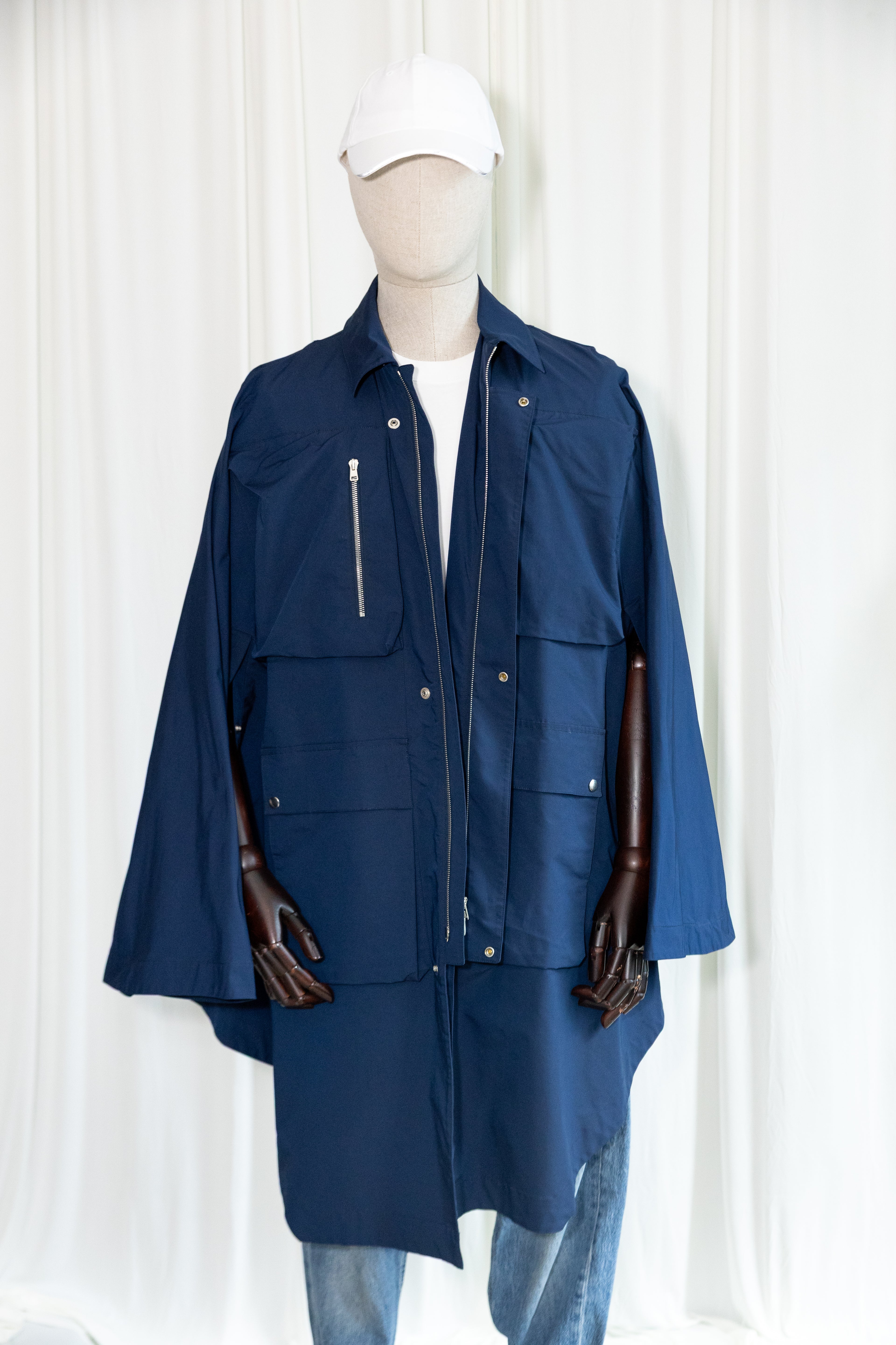 Marni Spring 2014 Runway Technical Cape Parka/Poncho