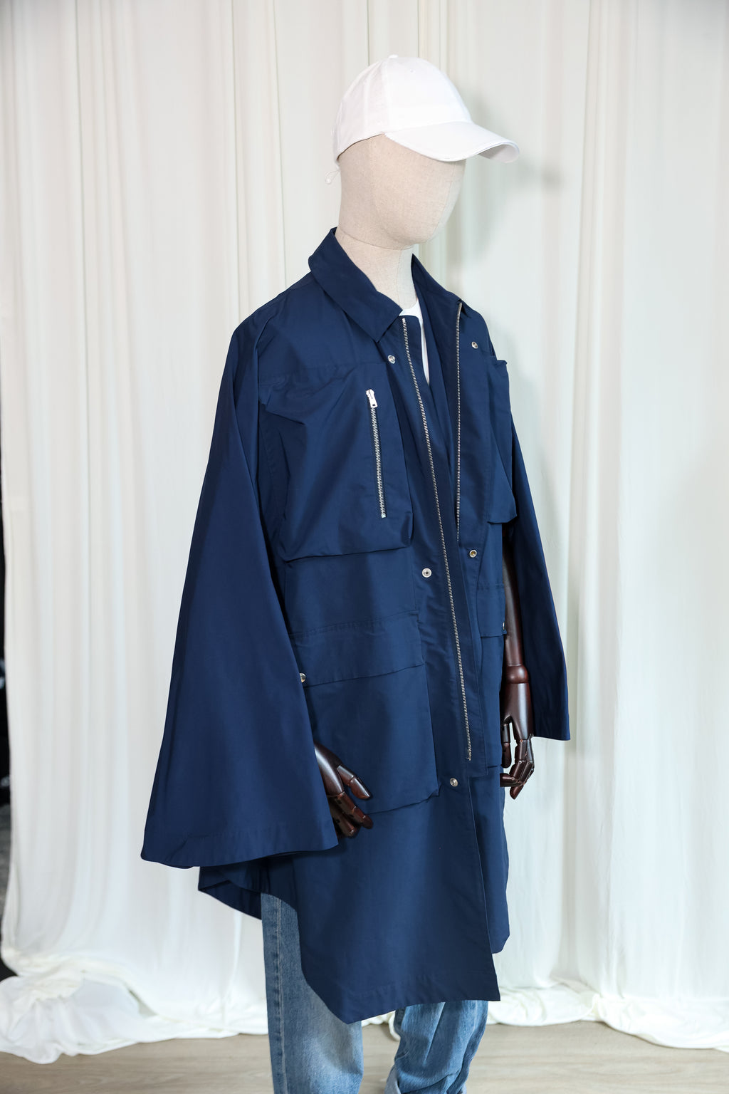 Marni Spring 2014 Runway Technical Cape Parka/Poncho