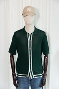 REISS x CHÉ SS22 Textured Knit Resort Polo