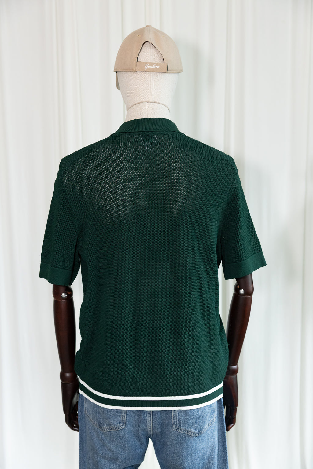 REISS x CHÉ SS22 Textured Knit Resort Polo