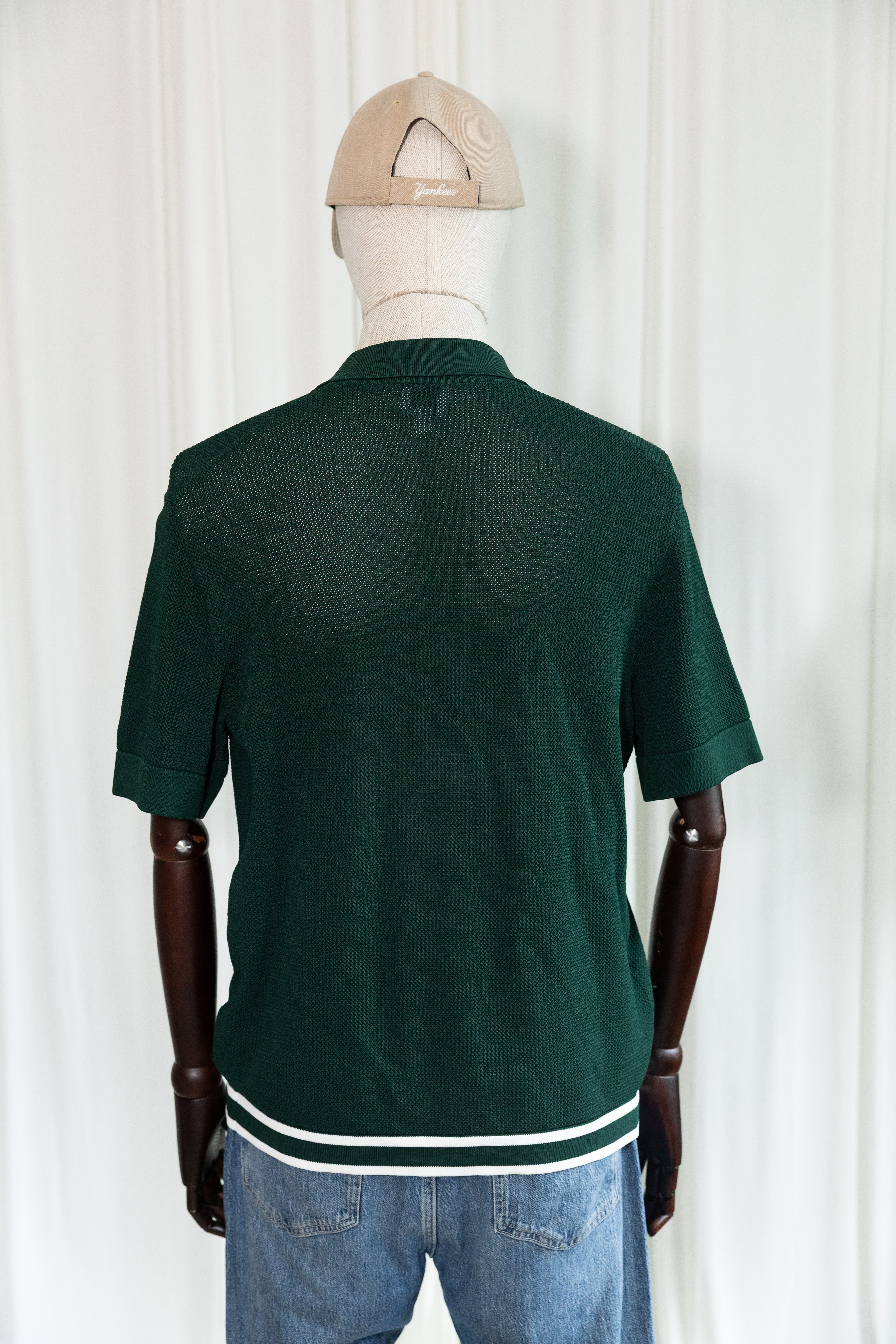 REISS x CHÉ SS22 Textured Knit Resort Polo