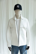 Vince Cotton Twill Overshirt Jacket