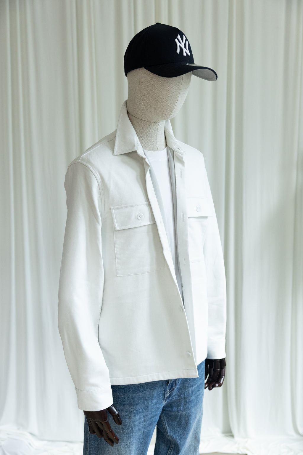 Vince Cotton Twill Overshirt Jacket