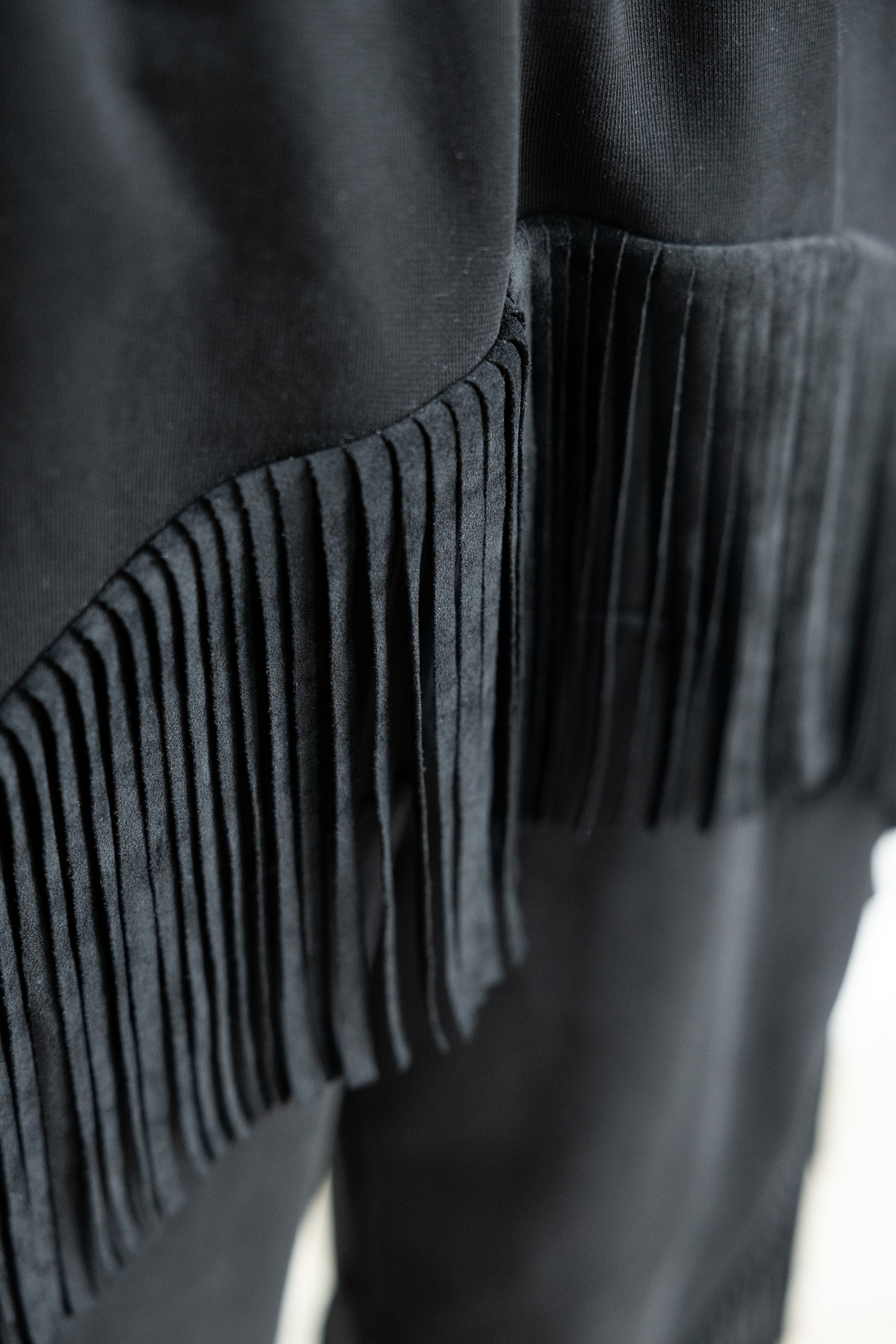 KIMYO Fringed Sculptural Sweatpants