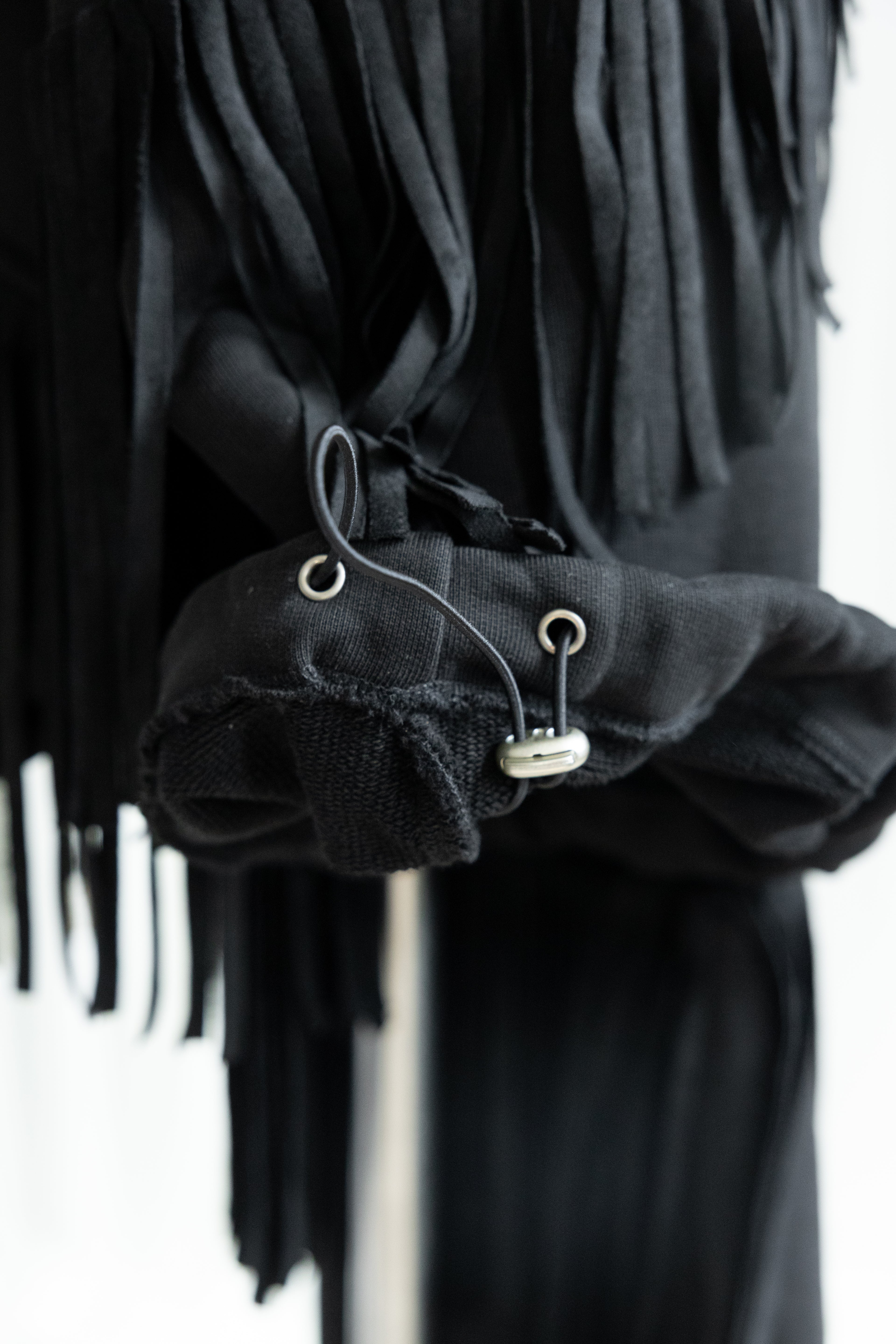 KIMYO Fringed Sculptural Sweatpants