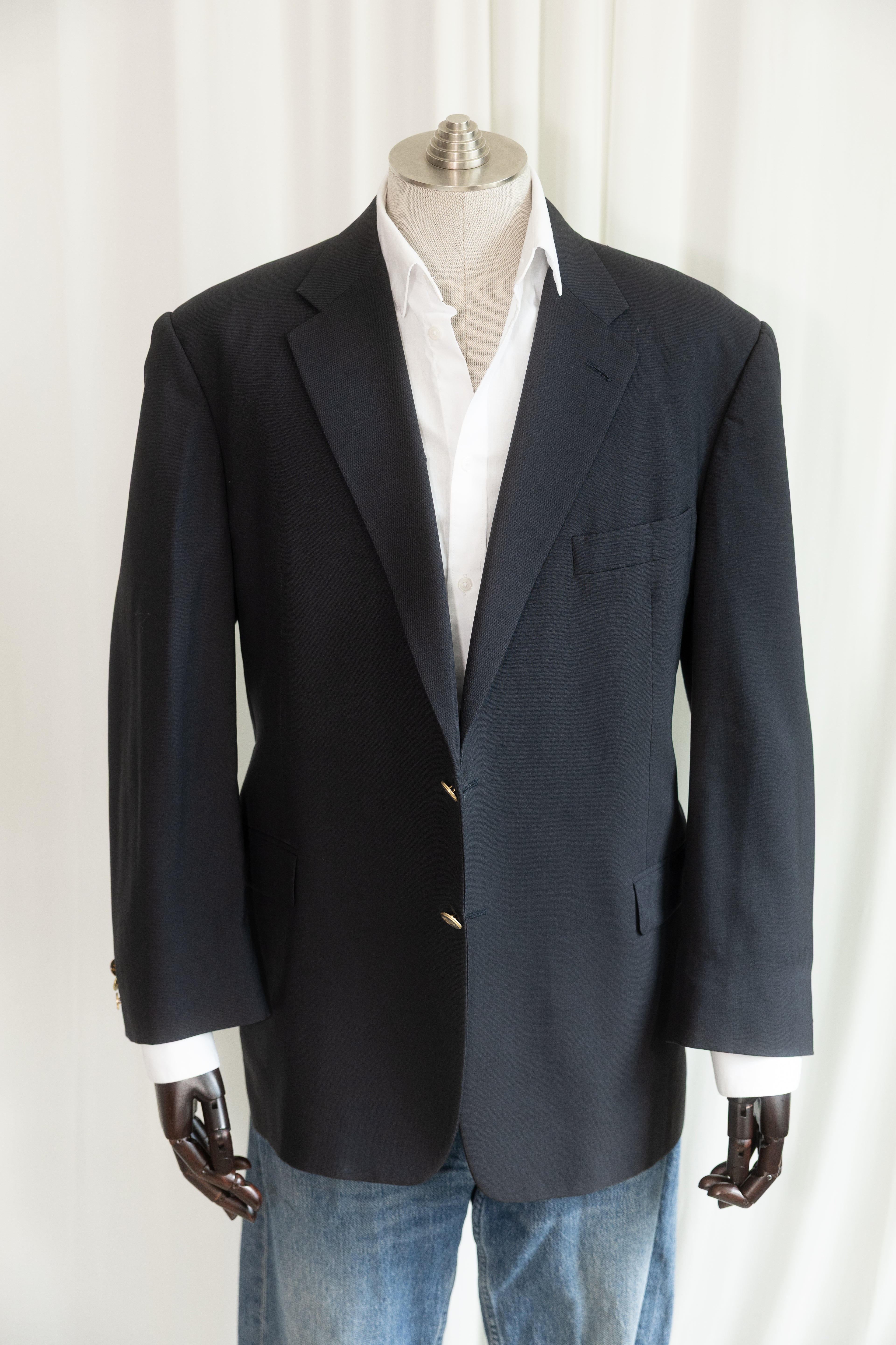 Burberry London Wool Crest Button Blazer