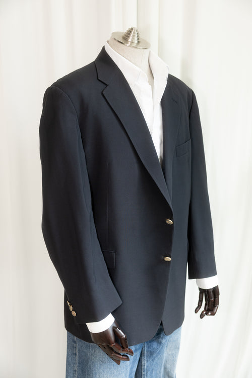 Burberry London Wool Crest Button Blazer