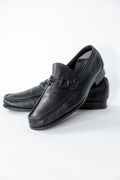 Ferragamo Pebbled Leather Gancini Loafers