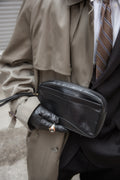 Gucci Vintage Leather Zip Pouch