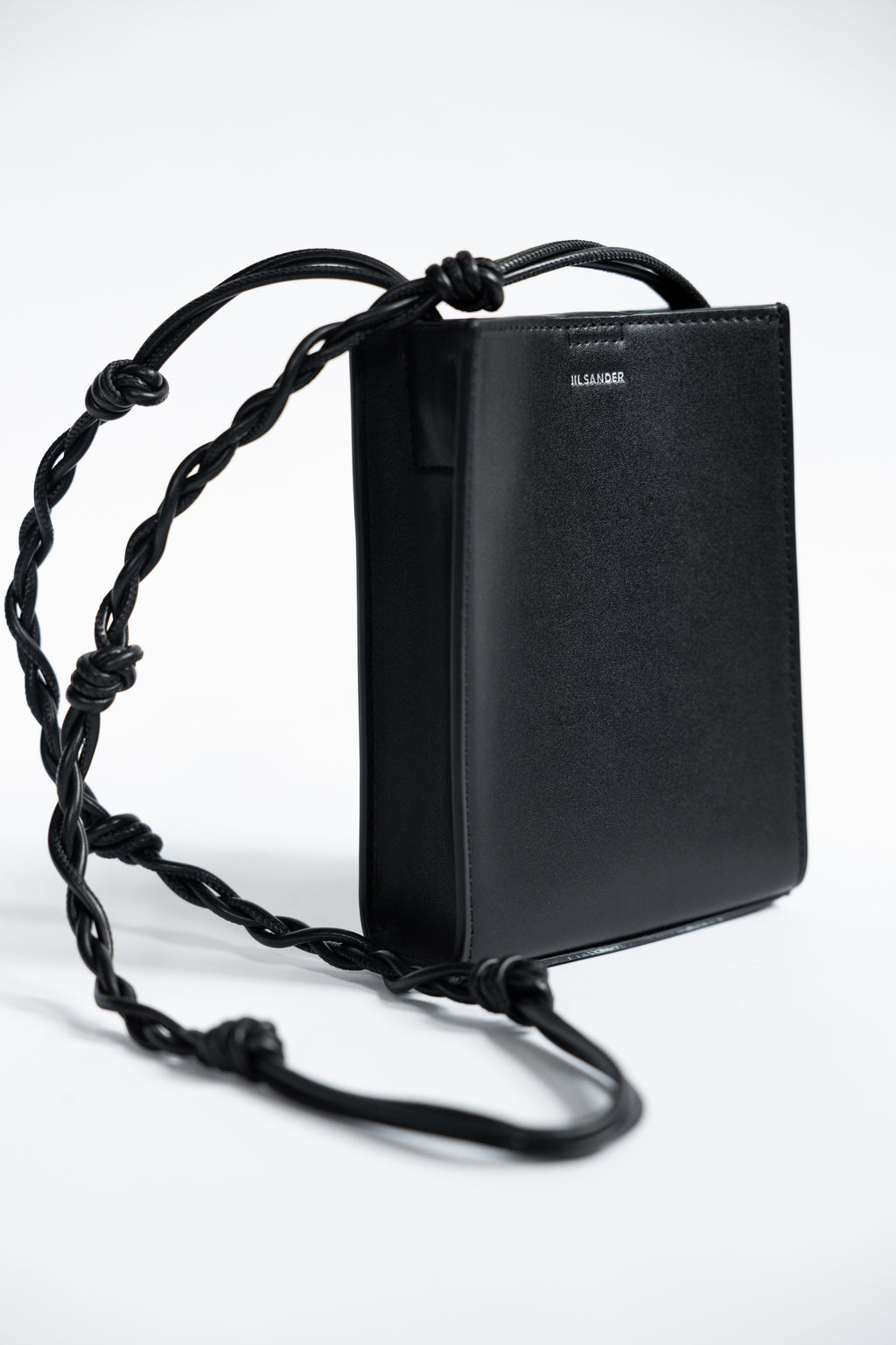 Jil Sander Tangle Leather Cross Body Bag (Small)