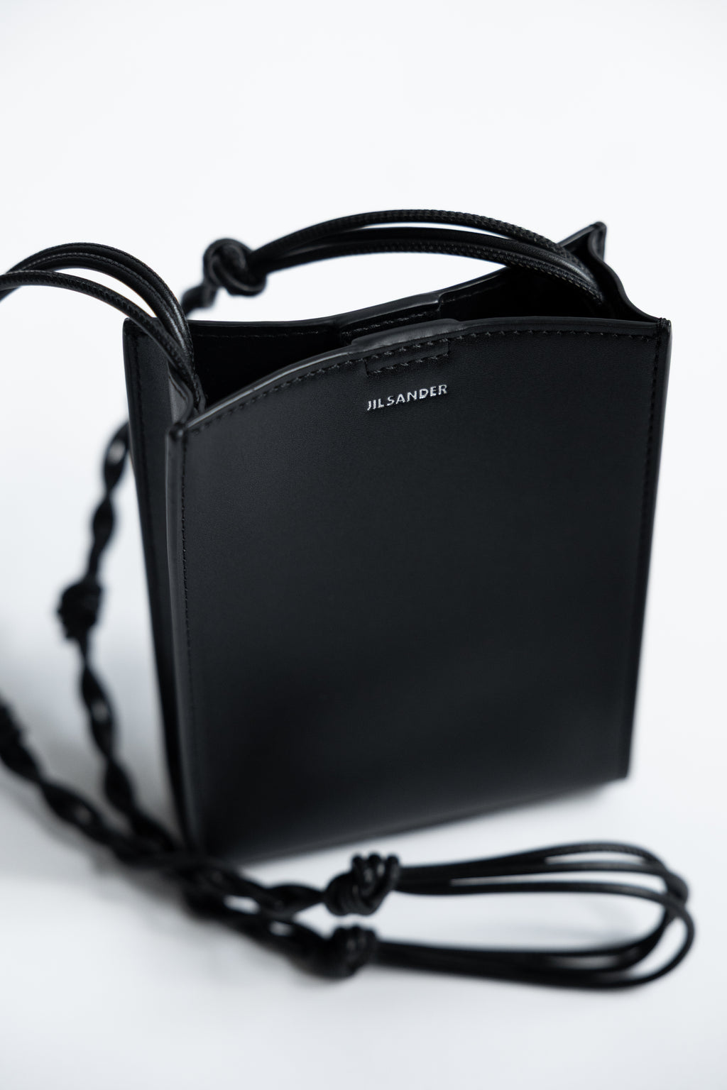 Jil Sander Tangle Leather Cross Body Bag (Small)