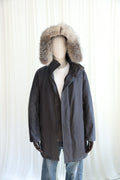 Lanvin Luxury Fur-Trim Hooded Parka