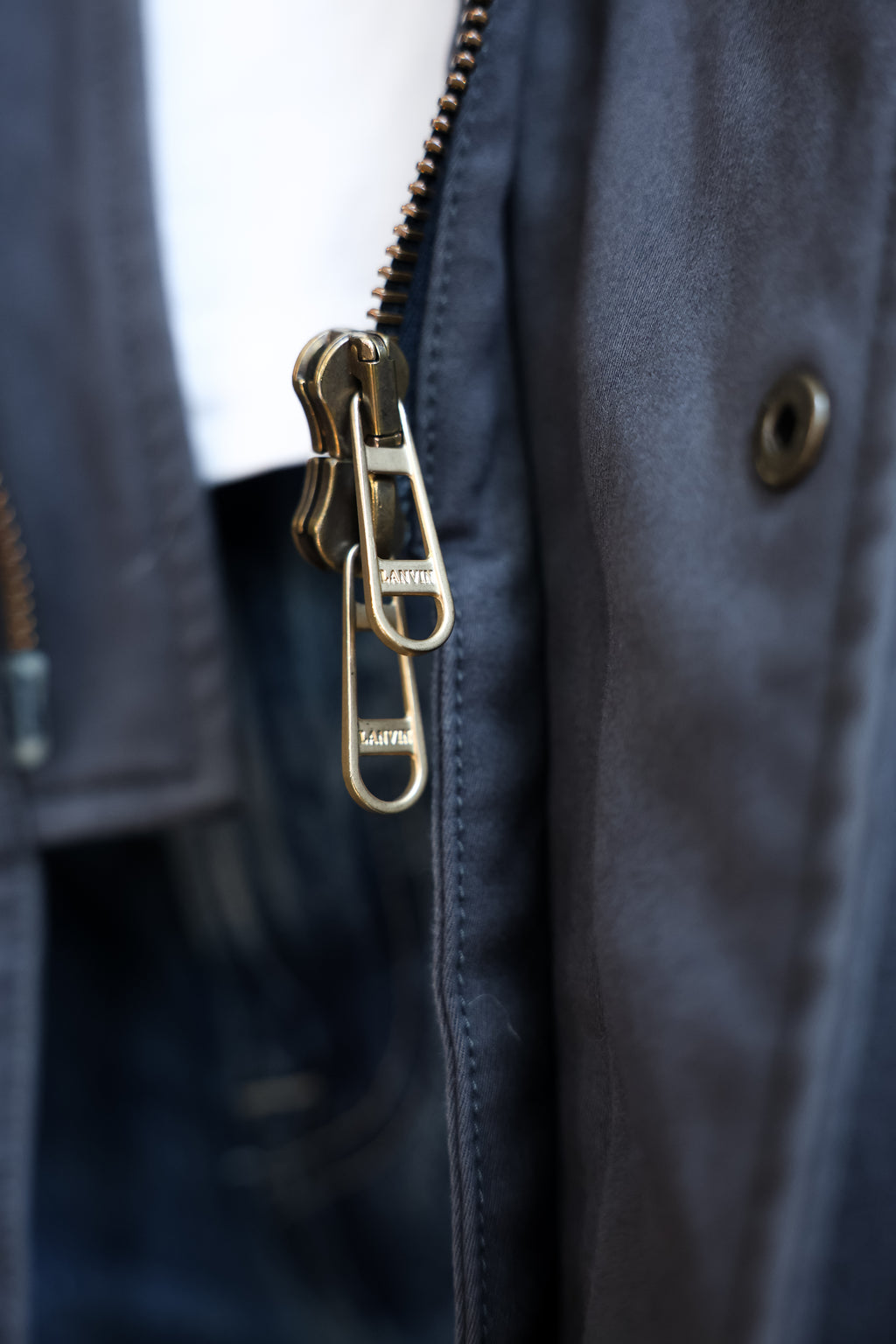 Lanvin Luxury Fur-Trim Hooded Parka