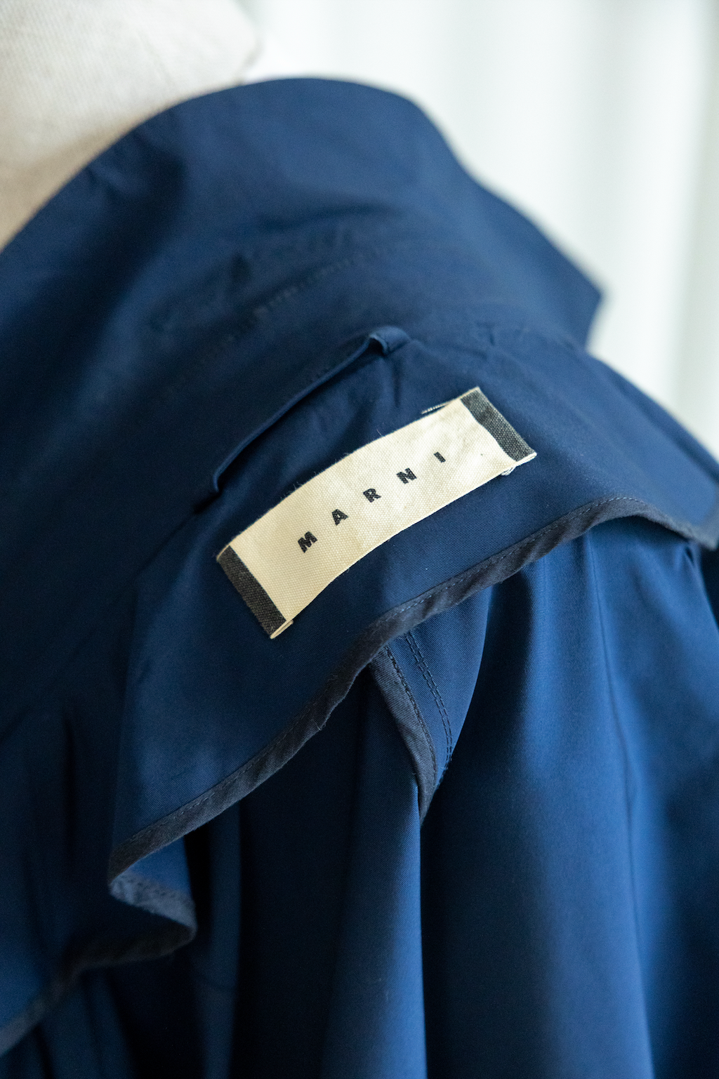Marni Spring 2014 Runway Technical Cape Parka/Poncho