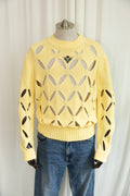 Stefan Cooke Diamond Slashed Knit Sweater