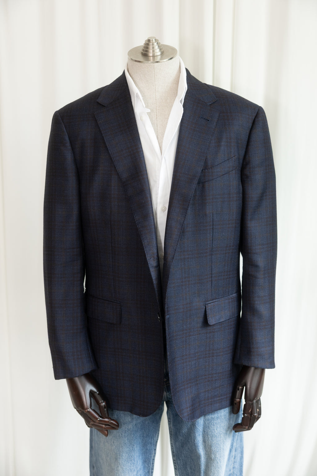 Zegna Natural Textured Wool Blazer