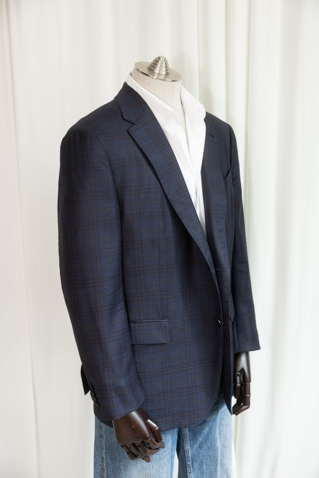 Zegna Natural Textured Wool Blazer