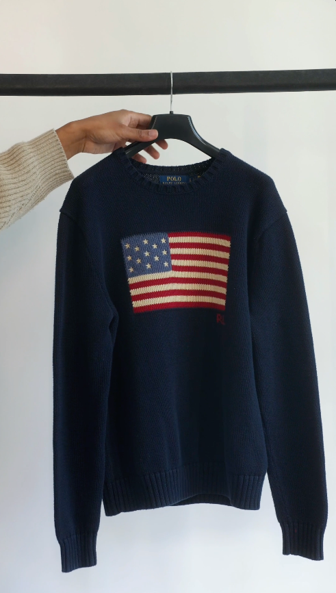 Polo Ralph Lauren American Flag Sweater